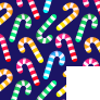 Holiday Pattern Candy Canes